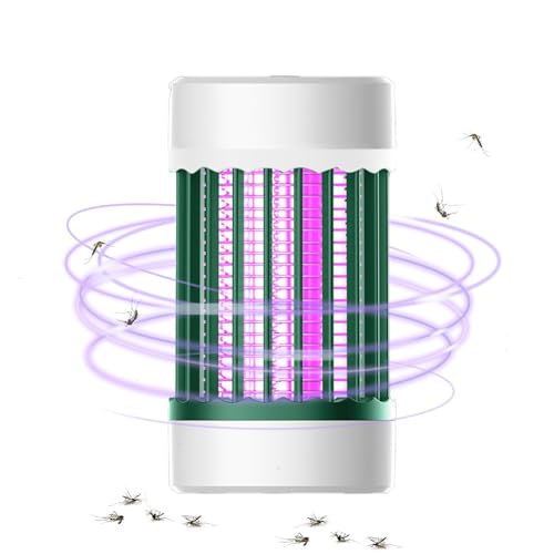 Lámpara Antimosquitos - Luz Trampa para Moscas 2 En 1 | Exterminador De Moscas Eléctrico De 360 ​​Grados | Control De Silencioso Portátil | Trampa Enchufable Segura para Insectos Voladores P