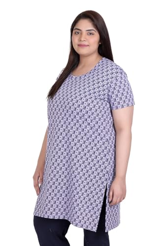 Image of In Love Women's Plus Size Cotton Printed T-Shirt with Pocket - Combo Pack of 2