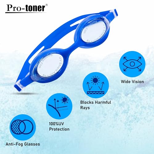 Image of Protoner Swimming Set with Goggles, Cap and Ear Plugs