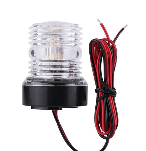 ISURE MARINE Boat Yacht Navigation Anchor Lights All Round 360&deg; White 12V LED Daylight Waterproof...