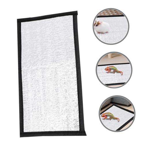 Alfombrilla térmica reflectante de aluminio para reptiles miniatura 7