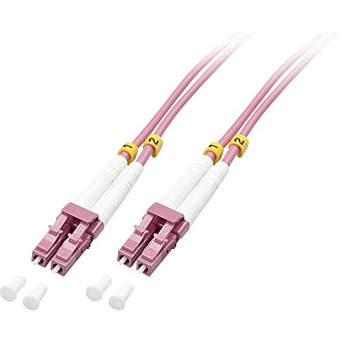 LINDY Fibre Optique Duplex LC/LC OM4, 5m