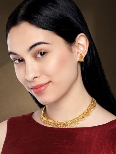 Gargantilla de oro de 18 quilates elegante para evitar collares pesados e incómodos 2