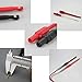 TKDMR 6 Pack Automotive Wire Piercing Probe kit - Wire Piercing Clip Puncture Wire Back Probe Pins,Copper,Black and Red,Screw Thread,Use for 4mm Banana Extended Test Cable