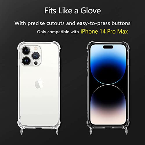 ZYIMOU Cover per iPhone 14 Pro Max, Custodia con
