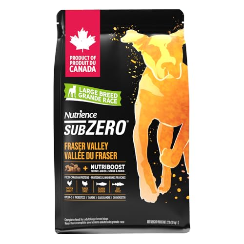 Nutrience Grain-Free High Protein Subzero Large Breed Dog Food, Canadian Fraser Valley Formula – 10 kg (22 lb)
