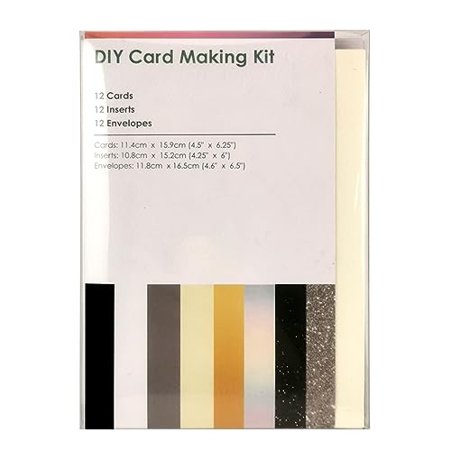 Insert Cards für Cricut Joy - 12 Pack DIY Karten Bastel set mit Karten, Einsätze, Umschläge - DIY Card Making Kit Kartenherstellung in Minutenschnelle, Verwendung mit Cricut Card Matte, Stil 3