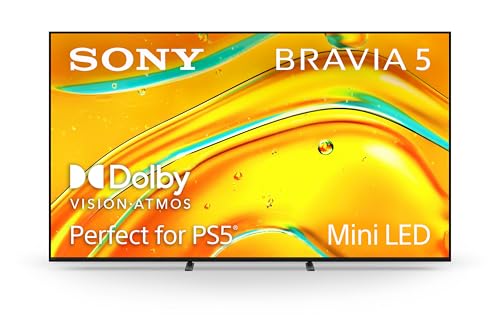 Sony BRAVIA 5 85 Inch TV, Mini LED, 4K Smart…