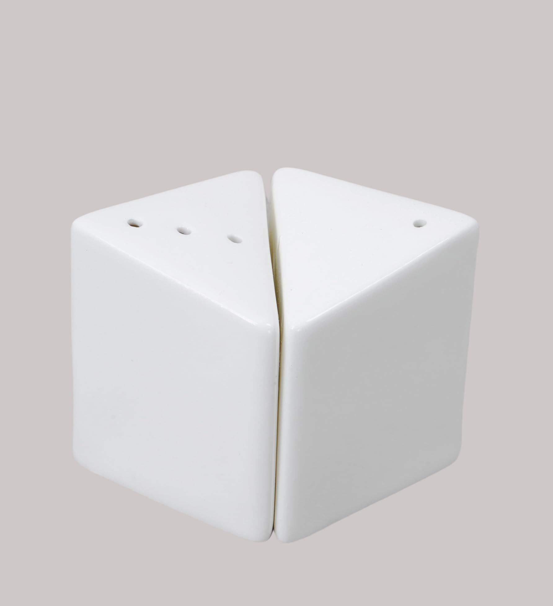 Bone China Square Shape Salt & Pepper Set