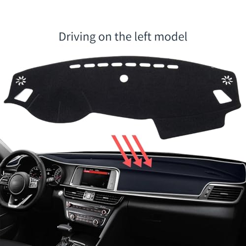 Cubierta de salpicadero para KIA Optima K5 JF que soluciona grietas y reflejos 2