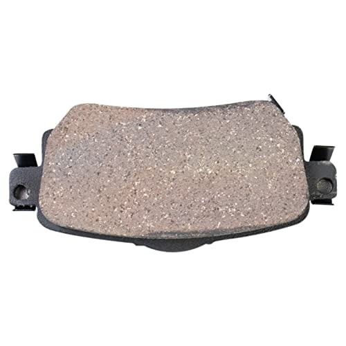 Image of TRQ Rear Brake Pad and Rotor Set Ceramic Coated Rotors Compatible with 2018-2021 Nissan Leaf 2018-2020 Rogue 2019 Rogue Sport