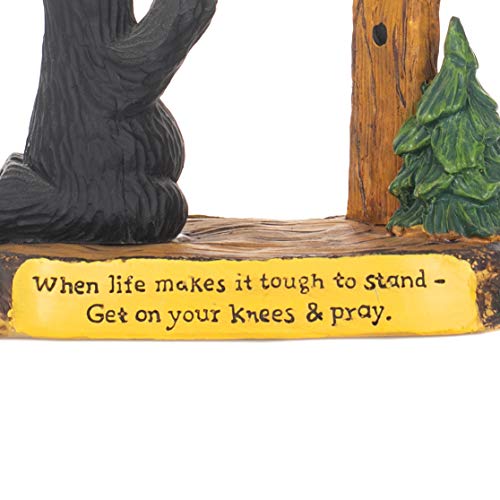 Demdacoprayblackbear5x55handcastresinfigurinesculpture Urban Country Home Decor Demdaco pray black bear 5 x 55 hand cast resin figurine sculpture urban country home decor