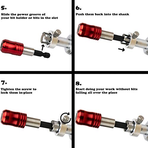 Ratcheting Screwdriver - I-RATCHET Ergonomic Stubby Ratcheting Screwdriver 6-IN-1 Bit Set with BITS GUARD Quick Release, Torque Assist - Wrist Stress and Pain Relief