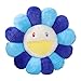 SHINUOER Rainbow Flower Pillow Sunflower Pillow Smiley Face Floor Cushions Cute Throw Pillows for Bedroom Colorful Sunflower Plush Bed Decor Pillows 15.7