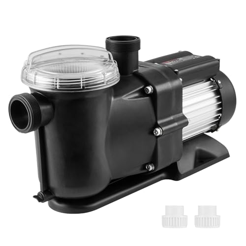 VEVOR Bomba para Piscina Sobre Suelo Bomba para Piscina de Velocidad Única 1500 W 115 GPM Velocidad...