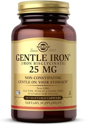Solgar Gentle Iron 25mg, 90 Vegetable Capsules