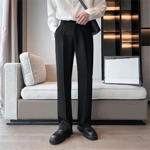 Men Suit Pants Slim Social Pants Korean Straight Pants Office Formal Trousers2