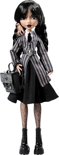 Monster High HXJ04 Wednesday Doll And Accessories, Wednesday Addams Collectible In Nevermore Academy Uniform thumb #1