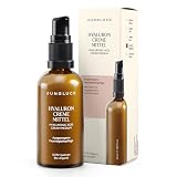 JUNGLÜCK Hyaluron Creme Mittel - Well Aging Feuchtigkeitscreme Hochdosiert mit Hyaluronsäure | Tages- & Nachtcreme mit BIO Aloe Vera und BIO Arganöl - Mindert Trockenheitsfältchen