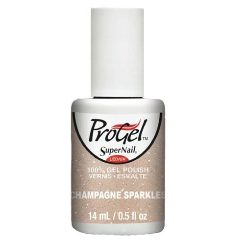 SuperNail ProGel Polish - Spring 2016 Sugar Kiss Collection - Champagne Sparkles - 14ml by Progel