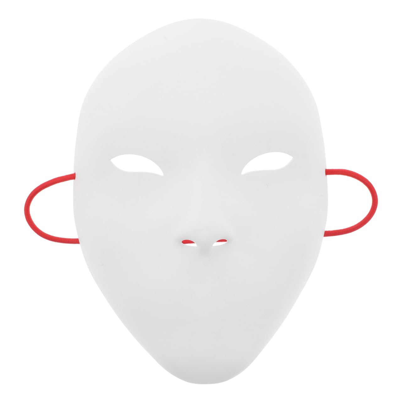 TOVINANNA White Blank Masquerade Mask, 22.7x17cm Plastic Full Face