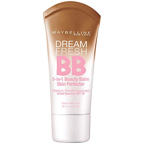Maybelline Dream Fresh BB 8-in-1 Beauty Balm Skin Perfector SPF 30, Medium/Deep 1 oz ( Pack of 2)
