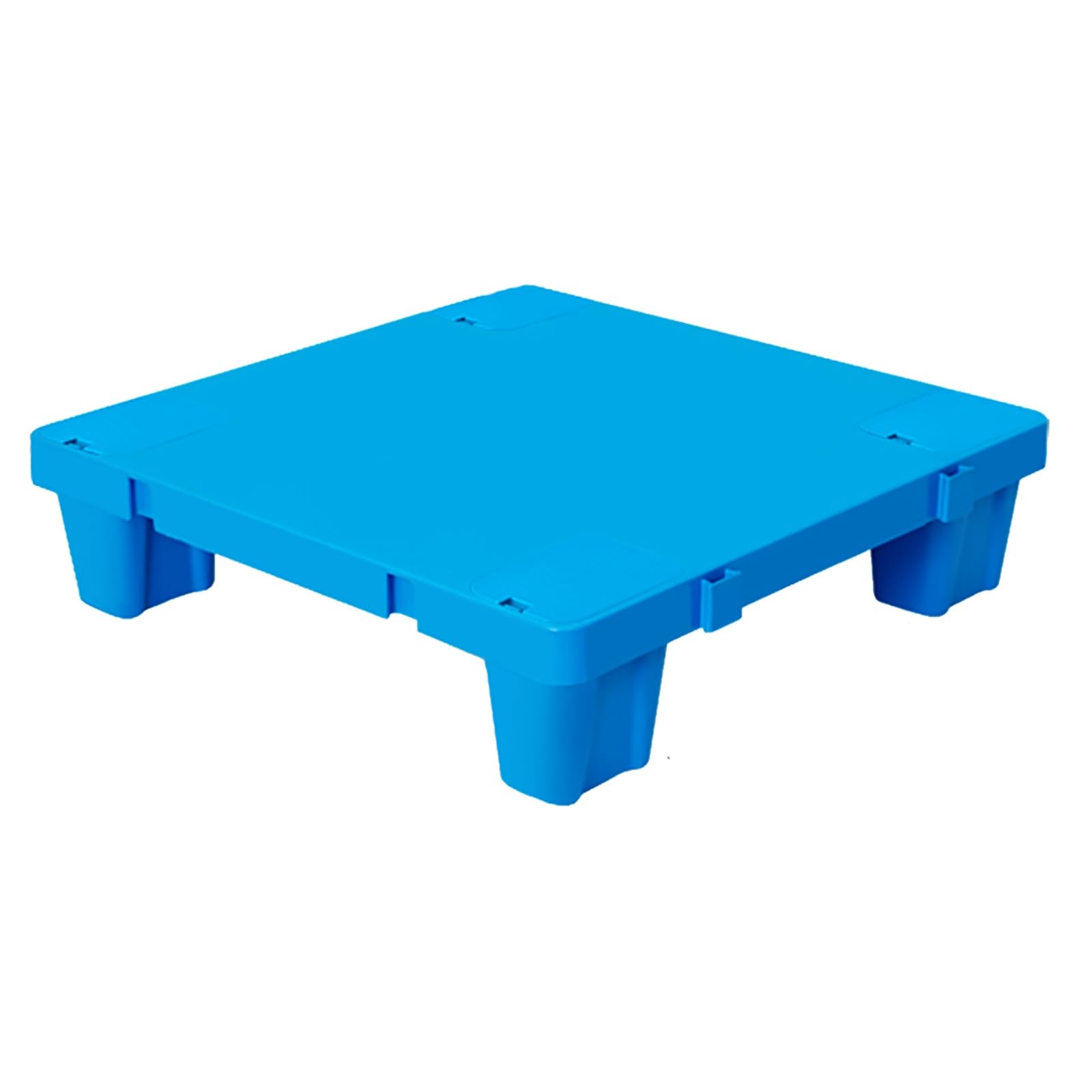 Paleta Plastikowa Niebieskie Palety Składane Paleta Podłogowa z Podkładką Magazynową do Kuchni Restauracyjnych Sklepów Supermarketów Piwnic Magazynów(60x60cm)