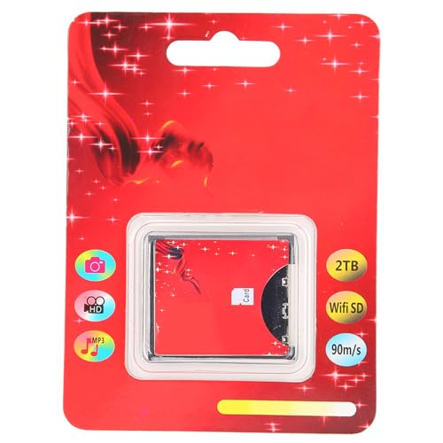WiFi Memory Card for The Compact Flash Card Adapter, High Speed and ABS Hell Design, for Photography Enthusiasts