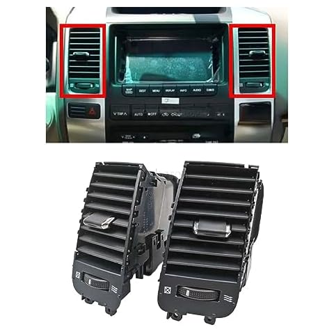 ASVEGE Center Dash A/C Outlet Air Vent Panel for Toyota Prado 2002-2009 55474-60040 (Vent) Cover