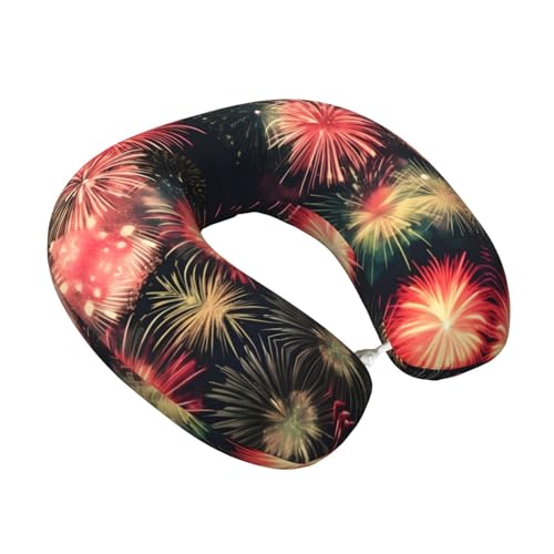 Almohada de viaje de espuma viscoelástica negra única miniatura 2
