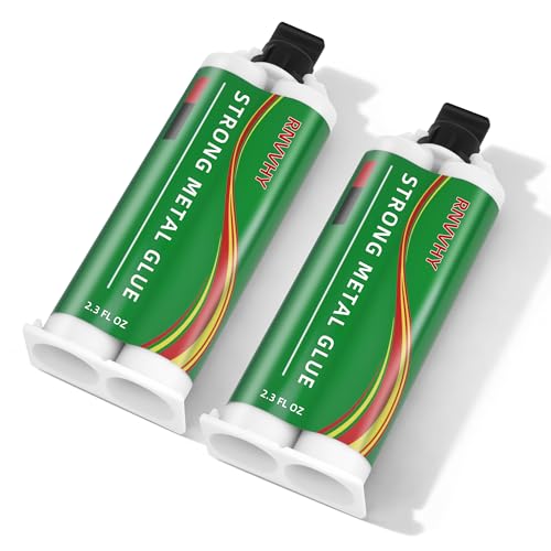 Image of Heavy Duty Metal Glue, Waterproof Epoxy Casting Adhesive, Strongest Welding and Liquid Fillers for Metals Steel Iron Aluminum Plastics Ceramics Cement (Metal Glue 2 Pack)