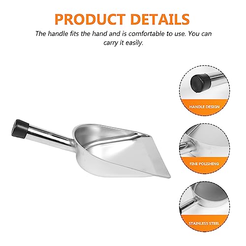 Palmare Scooper Metallo Paletta con Manico Polvere...