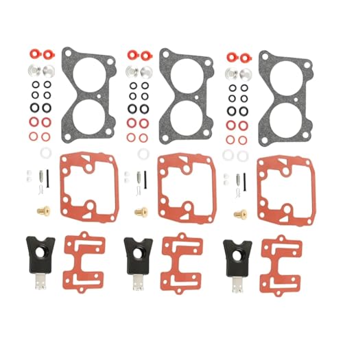 Kit carburateur 3X haute étanchéité pour hors-bord 0439076 et 383906