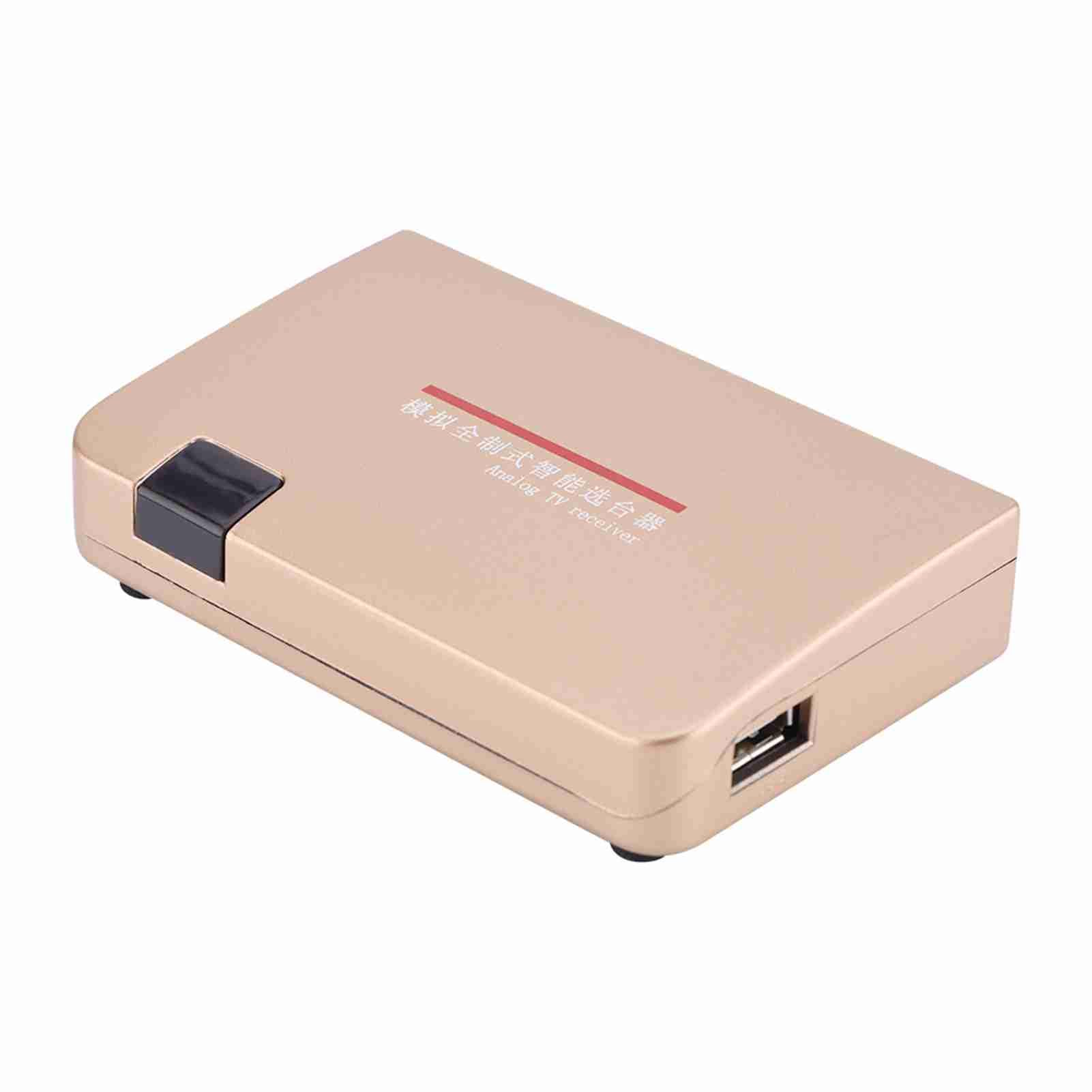 Convertisseur TV RF vers HDMI Récepteur TV Analogique, Adaptateur Convertisseur HDMI Télécommande, 100-240 V, pour Téléviseurs avec Port D'entrée HDMI, pour Projecteurs (Prise UE)