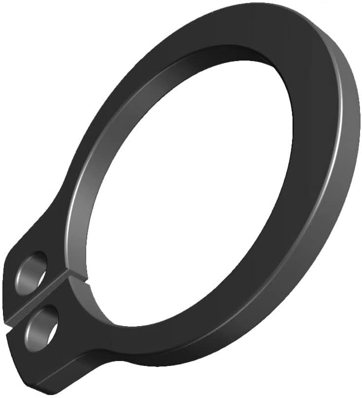 16 mm Circlip, External C-Clips, Heavy Duty Retaining Rings, Carbon Steel Black Phosphate Finish Snap Rings, DIN471 Rotor Clip Retainer with Grip Holes for Outside on Shaft Installation (Pack of 10)
