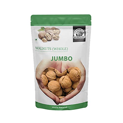 WONDERLAND FOODS California Inshell Walnuts 1Kg Pouch | Latest Fresh Crop Inshell Walnut Akhrot | High in Protein & Iron | Low Calorie Nut | Healthy & Delicious WONDERLAND FOODS California Inshell Walnuts 1Kg Pouch | Latest Fresh Crop Inshell Walnut Akhrot | High in Protein & Iron | Low Calorie Nut | Healthy & Delicious