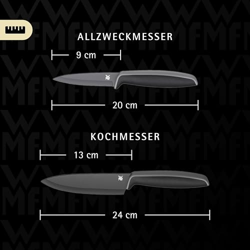 WMF Touch Messerset 2-teilig – scharfes Küchenmesser-Set aus Spezialklingenstahl...