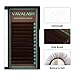 VAVALASH Colored Lash Extensions Dark Brown Eyelash Extensions 0.03 0.05 0.07 0.15 Volume Lash Extension 13-20mm Mixed Lashes C D Curl Premium color Lashes Extension(Dark Brown-0.05-CC-13-20mm)