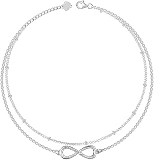 giva 925 Silver Infinite Glow Anklet | Gifts for Women and Girls | With Certificate of Authenticity and 925 Stamp | 6 Months Warranty-picture-41