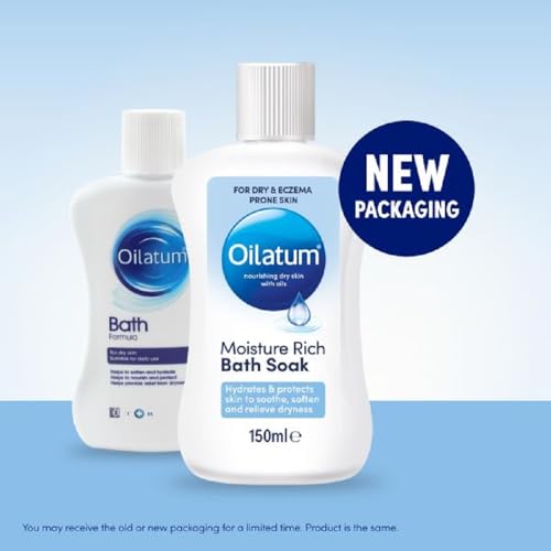 Oilatum Bath Formula Emollient Wash 150ml for Dry, Itchy and Eczema Prone Skin - Image 3