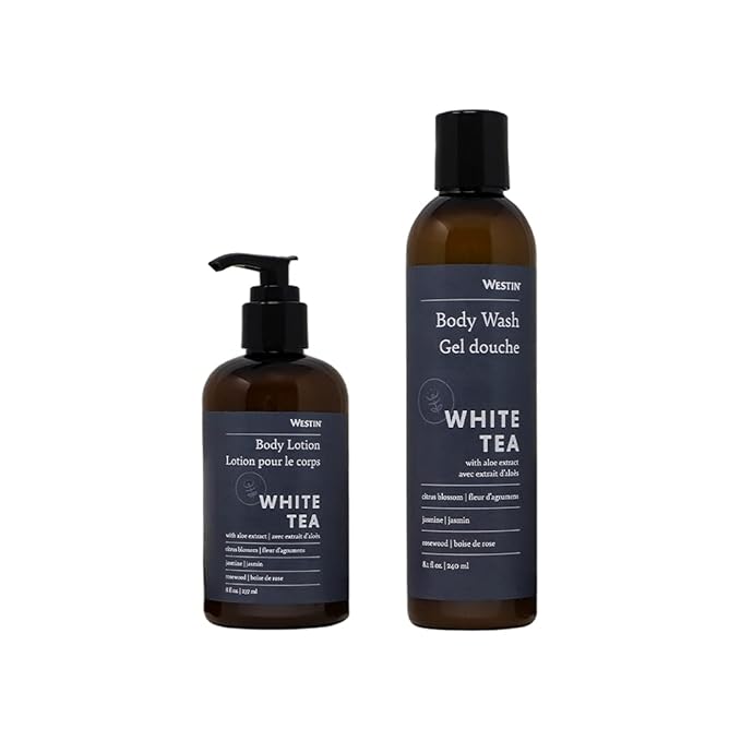 Westin White Tea Aloe Body Wash & Body Lotion Set