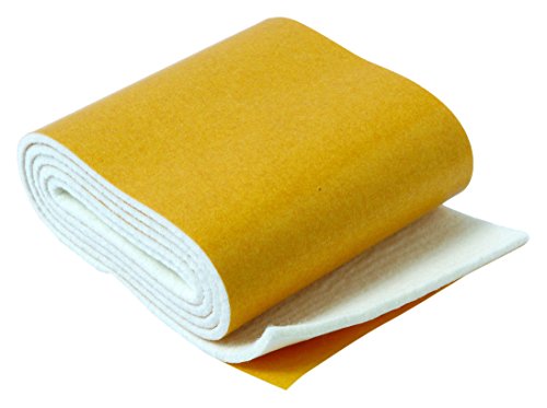 Brinox B62760B - Deslizadores fieltro (85 mm x 1 m) color blanco