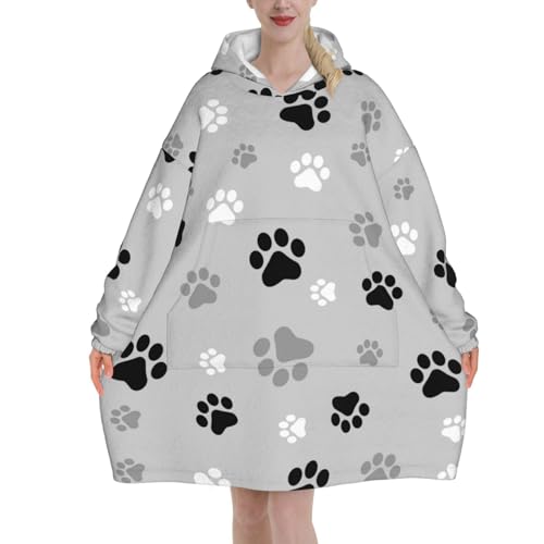 Sweat à capuche couverture en flanelle pour vos soirées cocooning à la maison