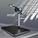 NICE-POWER Digital Microscope with Large Stable Base Stand, 4K HD Quality Industrial Microscope Type-C/HDMI Interface with 150X HD Lens Adjustable Ring Light Illumination for Electronic Repair etc