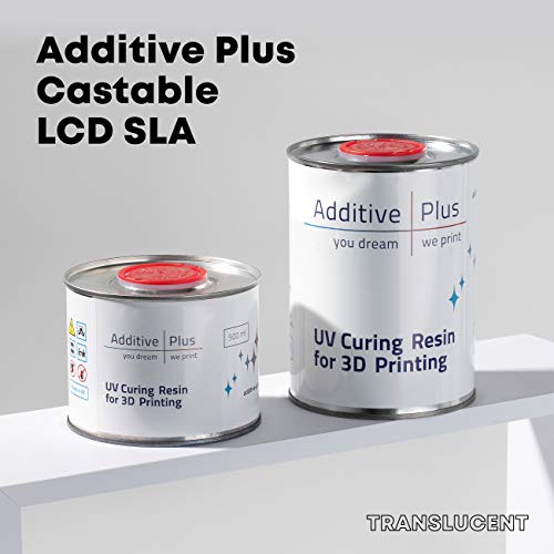 Additive Plus You Dream We Print CASTABLETRANSL-1000 Additive Plus Castable Resin Jewelry Liquid Casting/Wax Resin For Lcd 3D Printer thumb #3