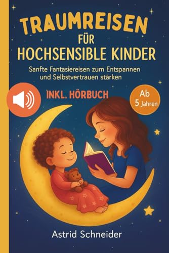 Traumreisen für hochsensible Kinder: Magische Fantasiereisen zur Entspannung, Meditation und Achtsamkeit: entspannt Selbstbewusstsein stärken und Ängste überwind