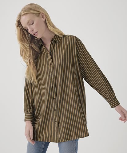 Pact Organic Cotton Women's Lightweight Oversized Shirt3