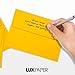 A7 Invitation Envelopes w/Peel & Press (5 1/4 x 7 1/4) - Sunflower Yellow (50 Qty) | Perfect for Invitations, Announcements, Sending Cards, 5x7 Photos | Printable | 80lb Paper | EX4880-12-50