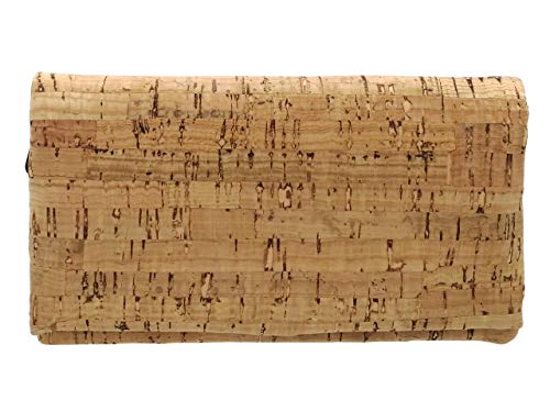 Plan B, Pitillera Tabaco de Liar, Yolo 04, 16 x 8,50 cm, 50 g, con Bolsa Interior de Goma EVA, Marrón Claro, Unisex, de Corcho (Naturist)