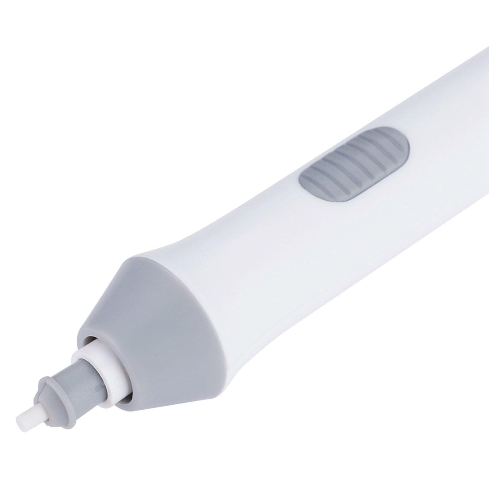 Borrador eléctrico, borrador eléctrico para dibujar, borradores eléctricos con 22 gomas de borrar para escritura diaria, dibujo, diseño industrial (blanco)